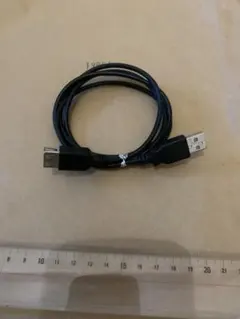 USB A - USB B ケーブル 黒
