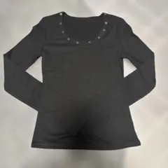 トップス　ニットセーター　黒