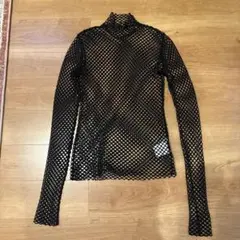 FISH NET HI-NECK TOP/ジョンローレンスサリバン/23AWのサムネイル