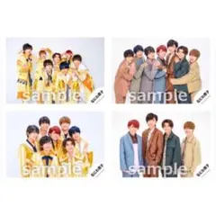 なにわ男子 集合 混合 公式写真 あけおめコン 2021 4枚セット