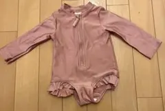 H &M ピンク水着 長袖 2-6M