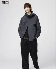 コーデュロイ ブラック イージーパンツ　Mサイズ　ユニクロU