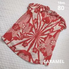 CARAMEL　花柄ワンピース　18m80のサムネイル
