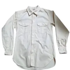 ATLAST&CO サテン シャツ 15 1/2 アイボリーのサムネイル