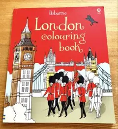 London colouring book ロンドン塗り絵 Usborne