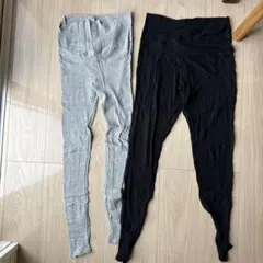 マタニティ　レギンス　パンツ2点セット