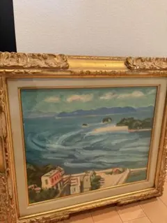 小寺 健吉 油絵「弁天島」 - メルカリ