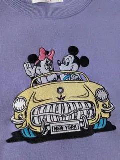 Disney ミッキー ミニー スウェット L