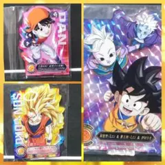 ドラゴンボール　悟空　スーパーサイヤ人　パン　界王神　グロリオ　アクリルスタンド