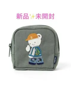 【新品✨タグ付き】ファミリア　ビームス　コラボ　ファミちゃん刺繍付きポーチ