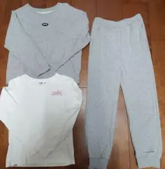 Ｘ-girl Stages スウェット セットアップ　ロンＴ セット 140