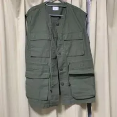 LOWRYS FARM オリーブグリーン ベスト