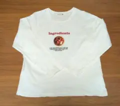 ブランシェス　長袖カットソー　オフホワイト　140