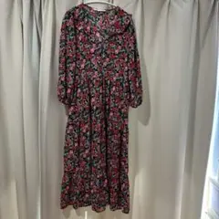ZARA 花柄 ロングワンピース