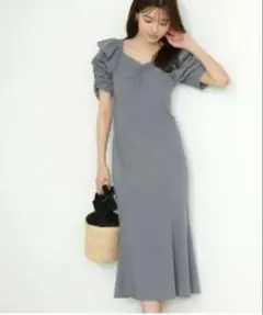 プロポーションボディドレッシング　バッククロスマーメイドワンピース