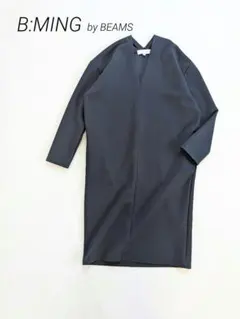 美品 B:MING by BEAMS 上品ブラックワンピース S　セレモニー