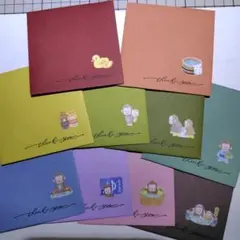 (148)ましかくポチ袋(10枚)封筒カラーペーパー