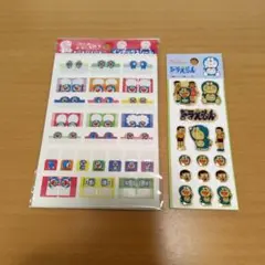 【レア】平成レトロ　ドラえもん ぷっくりシール&インデックスシール