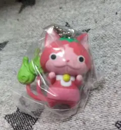 新品未開封★妖怪ウォッチ★イチゴニャン★スイングマスコットキーホルダー