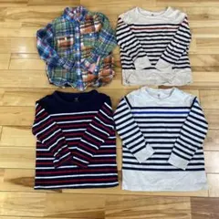 ユニクロ ロンＴ3枚 シャツ1枚セット