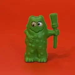 ④ミスタードーナツ　アメリカおばけ　ゴブリン指人形（緑色）