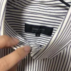 COMME CA ISM ストライプ 半袖シャツ M