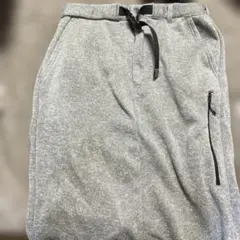 グレー M タイトスカート ジッパーポケット付き