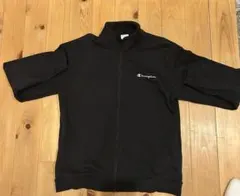 Champion ブラック ジップアップパーカー X-LARGE