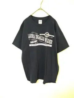 GILDAN　ギルダン　Ｔシャツ　メンズL　ネイビー色　綿100％　前面プリント