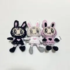 mezzopiano メゾピアノ ベリエちゃん　ぬいぐるみマスコット　3点