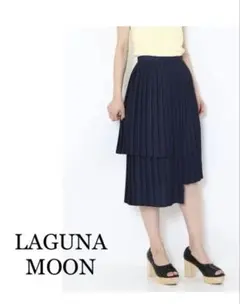 LAGUNA MOON ネイビー プリーツスカートのサムネイル
