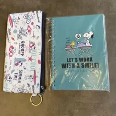 スヌーピー ペンケースとノートセット