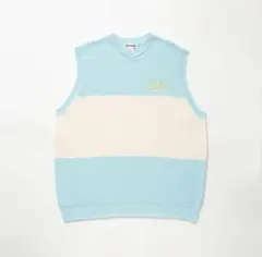 【夏春服】TTTMSW 25AW Knit vest（BLUE） 夏春服】TTTMSW 25AW Knit vest（BLUE） - メルカリ