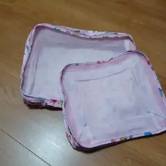 たべっ子どうぶつ　収納メッシュポーチ　大、中、2個セット　新品未使用