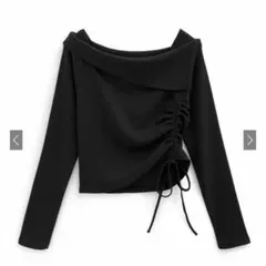 GRL オフショルドロストテレコトップス［tu1412］