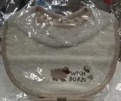 WISH BORN リバーシブル　オーガニックスタイ　よだれかけ　ひつじ★