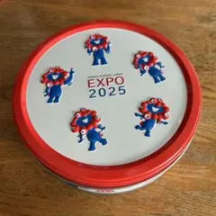 ミャクミャク　EXPO 2025 お菓子の缶