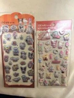 サンリオキャラクターズ　ぷくっとシール