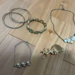 シェルと星のモチーフ ネックレス