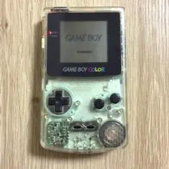 任天堂 ゲームボーイカラー (クリア)本体　電池蓋無し