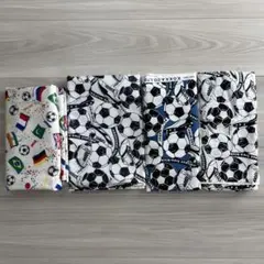 ハンドメイド 布素材 ビニール素材 サッカーボール柄生地