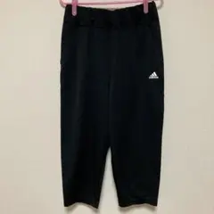 adidas ブラックジャージハーフパンツ M