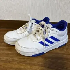 adidas ホワイト ブルー スニーカー20cm