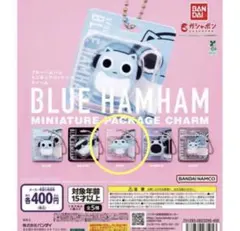 BLUE HAMHAM ブルーハムハム ミニチュアパッケージチャーム　ピンク