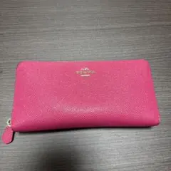COACH ピンク 長財布