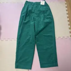 ユニクロ　コーデュロイ　ワイド　フィットタックパンツ　M 新品