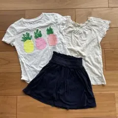 GAP ギャップ 130 まとめ売り Tシャツとスカパン