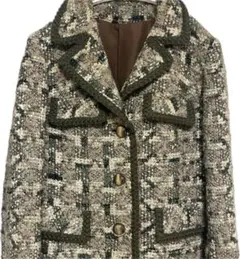 ヴィンテージ　ツイード ロングコート　古着