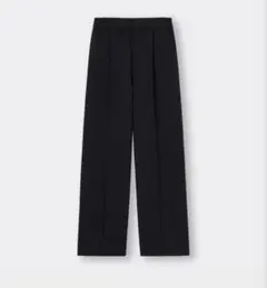 カットソースラックスA+EC(丈長め76.5～80.5cm) ブラック