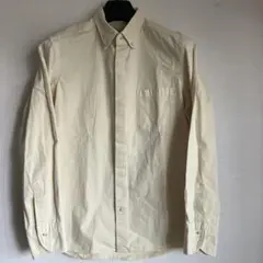 kolor 顏色 牛津布 珍珠鈕扣襯衫 淺黃色 1